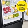 Lodówka SAMSUNG RB34C675EBN AI No Frost 185.3cm Czarna połysk Położenie zamrażarki Na dole