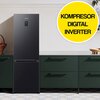 Lodówka SAMSUNG RB34C675EBN AI No Frost 185.3cm Czarna połysk Kolor producenta Czarny