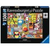 Puzzle RAVENSBURGER Eames Domek z kart 16951 (1500 elementów)