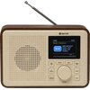 Radio DENVER DAB-60 Przenośne Brązowy