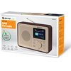 Radio DENVER DAB-60 Przenośne Brązowy Radio Cyfrowe DAB+