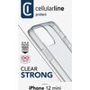 Etui CELLULARLINE Clear Strong do Apple iPhone 12 Mini Przezroczysty Kompatybilność Apple iPhone 12 mini