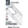 Etui CELLULARLINE Clear Strong do Apple iPhone 15 Pro Max Przezroczysty Model telefonu iPhone 15 Pro Max
