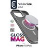 Etui CELLULARLINE Gloss Magsafe do Apple iPhone 15 Plus Czarny Kompatybilność Apple iPhone 15 Plus