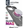 Etui CELLULARLINE Gloss Magsafe do Apple iPhone 15 Pro Czarny Kompatybilność Apple iPhone 15 Pro
