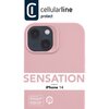 Etui CELLULARLINE Sensation do Apple iPhone 14 Różowy Typ Etui nakładka