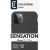Etui CELLULARLINE Sensation do Apple iPhone 12/12 Pro Czarny Kompatybilność Apple iPhone 12