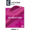 Etui CELLULARLINE Sensation+ do Apple iPhone 15 Różowy Kompatybilność Apple iPhone 15
