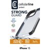Etui CELLULARLINE Tetra Force Strong Guard do Apple iPhone 15 Transparentny Model telefonu iPhone 15