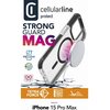 Etui CELLULARLINE Tetra Force Strong Guard MagSafe do Apple iPhone 15 Pro Max Transparentny Model telefonu iPhone 15 Pro Max