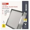 Panel LED EMOS Nexxo ZM6233 Srebrny Pomieszczenie Do salonu
