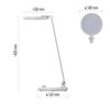 Lampa biurkowa EMOS Charles Z7628W Typ źródła światła LED