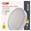 Panel LED natynkowy EMOS Nexxo ZM5153 Biały Pomieszczenie Korytarz