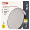 Panel LED EMOS Nexxo ZM5253 Srebrny Pomieszczenie Do przedpokoju