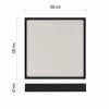 Panel LED EMOS Nexxo ZM6353 Czarny Pomieszczenie Do salonu