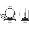 Antena pokojowa EMOS City Ring-C550 Odbiór sygnału DAB