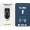 Klucz zabezpieczający YUBICO YubiKey C Bio (FIDO Edition) Dodatkowe informacje Protokół uwierzytelniania: FIDO2/WebAuthn