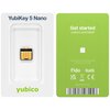 Klucz zabezpieczający YUBICO YubiKey 5 Nano Dodatkowe informacje Uwierzytelnianie jedno-, dwu-, wieloskładnikowe