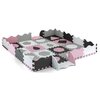 Mata piankowa MILLY MALLY Puzzle Jolly 31.5 x 31.5 cm (36 elementów) Różowo-szary Wiek 10 m+