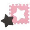 Mata piankowa MILLY MALLY Puzzle Jolly 31.5 x 31.5 cm (36 elementów) Różowo-szary Wymiary opakowania [mm] 320 x 320 x 340