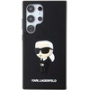 Etui KARL LAGERFELD Rubber Ikonik 3D do Samsung Galaxy S24 Ultra Czarny Seria telefonu Galaxy S