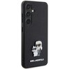 Etui KARL LAGERFELD Saffiano Karl&Choupette Metal Pin do Samsung Galaxy S24 Czarny Typ Etui nakładka