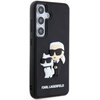 Etui KARL LAGERFELD Rubber Karl&Choupette 3D do Samsung Galaxy S24 Czarny Typ Etui nakładka