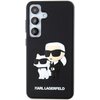 Etui KARL LAGERFELD Rubber Karl&Choupette 3D do Samsung Galaxy S24 Czarny Seria telefonu Galaxy S