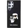 Etui KARL LAGERFELD Rubber Karl&Choupette 3D do Samsung Galaxy S24 Ultra Czarny Seria telefonu Galaxy S