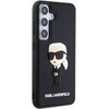 Etui KARL LAGERFELD Rubber Ikonik 3D do Samsung Galaxy S24 Czarny Dominujący kolor Czarny