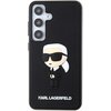 Etui KARL LAGERFELD Rubber Ikonik 3D do Samsung Galaxy S24 Czarny Seria telefonu Galaxy S