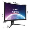 Monitor MSI MAG 275CQRF-QD 27" 2560x1440px 170Hz 1 ms [GTG] Curved Przeznaczenie Dla gracza