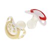 Smoczek NUK Star 6-18 m Żółty Czerwony (2 sztuki)