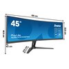 Monitor IIYAMA ProLite XCB4594DQSN-B1 44.5" 5120x1440px 165Hz 0.8 ms [MPRT] Curved Przeznaczenie Do domu i biura