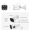 Kamera FOSCAM V5P Zewnętrzna, Wi-Fi / LAN / P2P Kąt widzenia [stopnie] Pionowo: 41.6