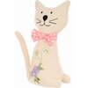 Kot wielkanocny SASKA GARDEN 1052915 Biały 28 cm Wyposażenie 1 x ozdoba wielkanocna