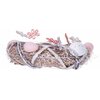 Stroik wielkanocny SASKA GARDEN Biało-szaro-różowy 24 cm 1032900 Załączona dokumentacja Karta gwarancyjna