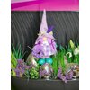 Skrzat wielkanocny SASKA GARDEN Gnom z lawendą Girl Fioletowy 25 cm Gwarancja 24 miesiące