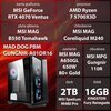 Komputer MAD DOG Powered by MSI GUNGNIR-A01DR16 R7-5700X3D 16GB RAM 2TB SSD GeForce RTX4070 DLSS 3 Procesor AMD Ryzen 7 5700X3D