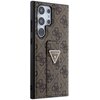 Etui GUESS Grip Stand 4G Triangle Strass do Samsung Galaxy S24 Ultra Brązowy Model telefonu Galaxy S24 Ultra