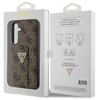 Etui GUESS Grip Stand 4G Triangle Strass do Samsung Galaxy S24 Brązowy Marka telefonu Samsung