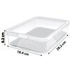 Organizer do lodówki BRANQ Plus 1180 0.5 L + Organizer do lodówki ROTHO Cauma (3 szt.) + Organizer do lodówki JOSEPH JOSEPH 851666 Kolor pojemnika Przezroczysty