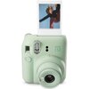 Aparat FUJIFILM Instax Mini 12 Zielony Pokrowiec + Album + Ramki + Sznurek + Klamerki Funkcje dodatkowe Wbudowane lusterko do selfie
