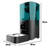 Dozownik karmy automatyczny CECOTEC Pumba 6000 Purrfect Meal Smart Vision Pet Feeder Materiał wykonania Stal nierdzewna