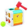 Zabawka edukacyjna CHICCO Przebijanka i sorter 00009686100000 Funkcje rozwojowe Motoryka