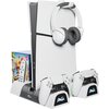 Podstawka chłodząca FROGGIEX FX-P5-C4-W do PS5 Slim Funkcja produktu Chłodzenie konsoli