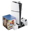 Podstawka chłodząca FROGGIEX FX-P5-C4-W do PS5 Slim Kompatybilność PlayStation 5 Digital
