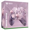 Pudełko przedstawia bezprzewodowy kontroler Xbox w wersji specjalnej Dream Vapor, z dominującymi odcieniami różu i fioletu oraz napisem "DREAM VAPOR" na boku. Widoczne jest logo Xbox w lewym górnym rogu opakowania.
