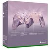 Pudełko przedstawia bezprzewodowy kontroler Xbox w wersji specjalnej Dream Vapor z marmurkowym wzorem w odcieniach fioletu i różu. Widoczne są opisy funkcji: "Uniquely Created", "Share Button", "Xbox Wireless and Bluetooth", "Rubberized Purple Grip", a w 