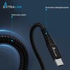 Kabel USB-C - Lightning EXTRALINK Smart Life Cable 27W 2 m Czarny Rodzaj Kabel